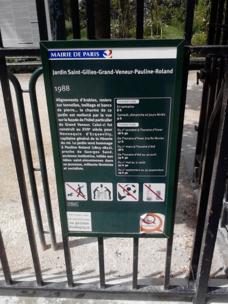 Fichier:Square ou jardin Saint-Gilles Grand Veneur-Pauline Roland.jpg