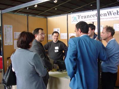 Visite de Joël Surcouf au stand FGW