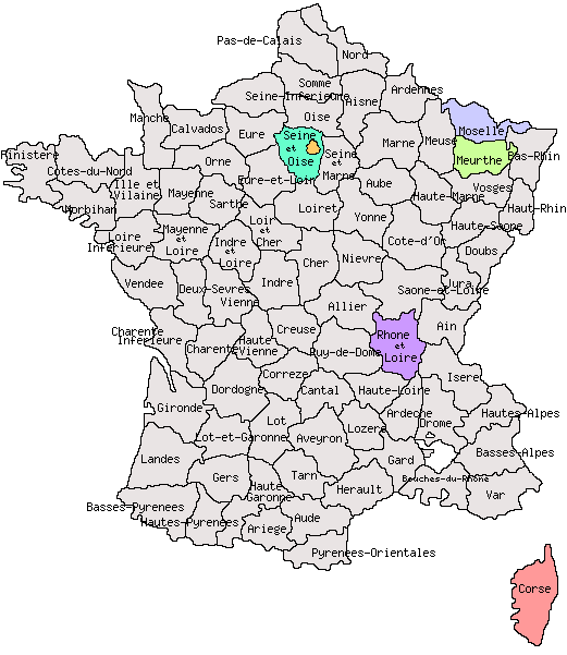 carte de france